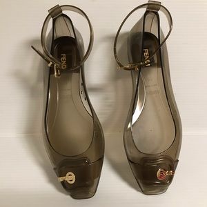 Fendi see through/ shoes size 37